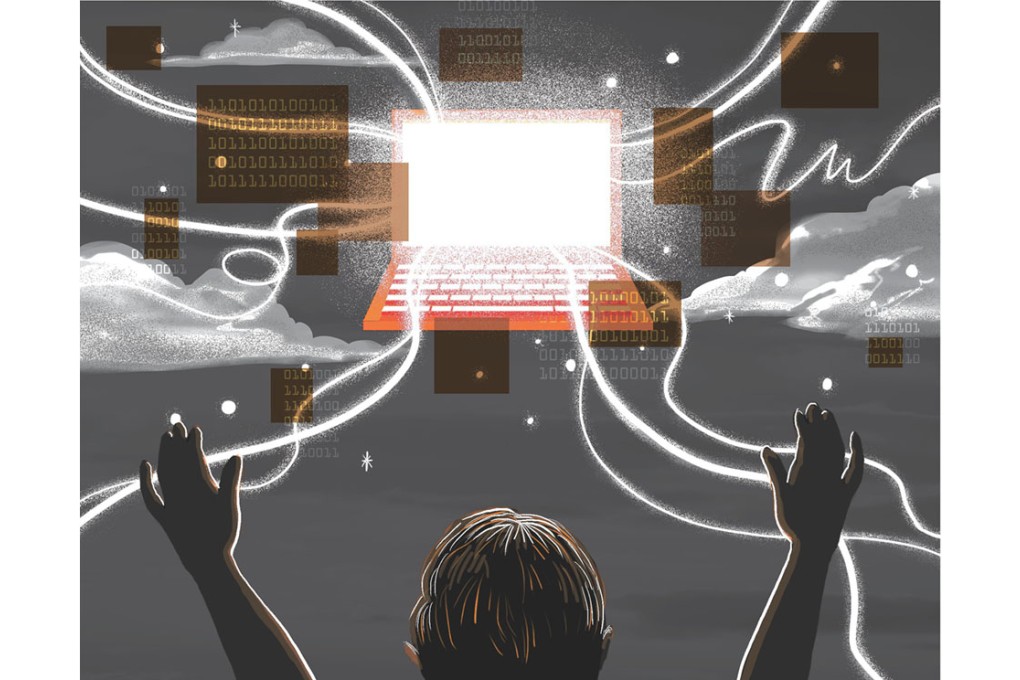 Internet is God for man predicting a new elite