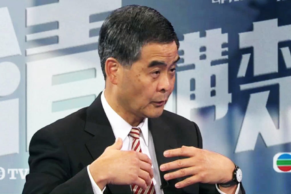 Leung Chun-ying denies evading taxes. Photo: SCMP