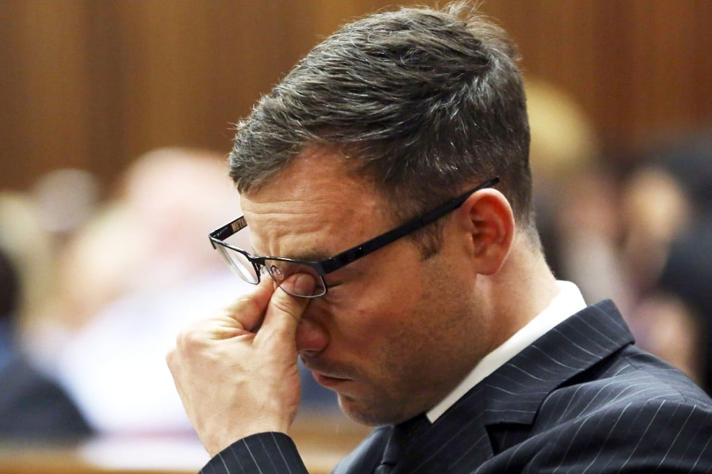 Oscar Pistorius attends his sentencing hearing at the North Gauteng High Court in Pretoria. Photo: Reuters