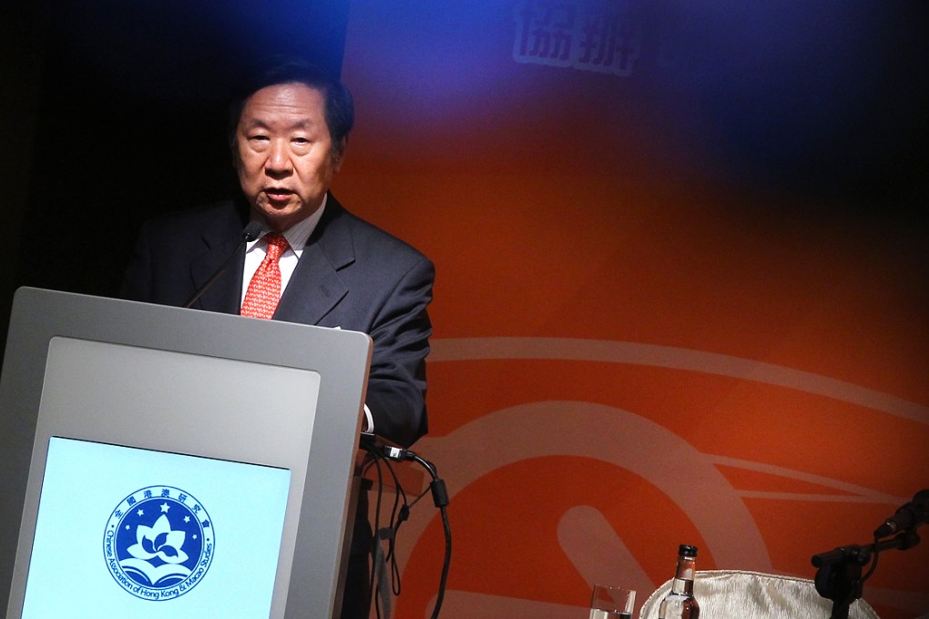 Chen Zuoer, former deputy director of the State Council Hong Kong and Macau Affairs Office, said the movement had not only affected Hong Kong's economy, but also harmed its rule of law. Photo: May Tse