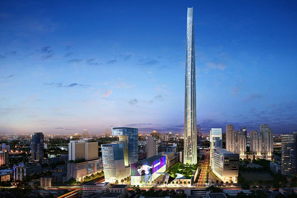 The 615-metre building will dwarf Bangkok. Photo: SCMP