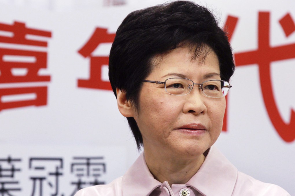 Carrie Lam, following her last-minute cancellation of Friday's talks, painted a gloomy picture of the reform issue on Saturday. Photo: Edward Wong