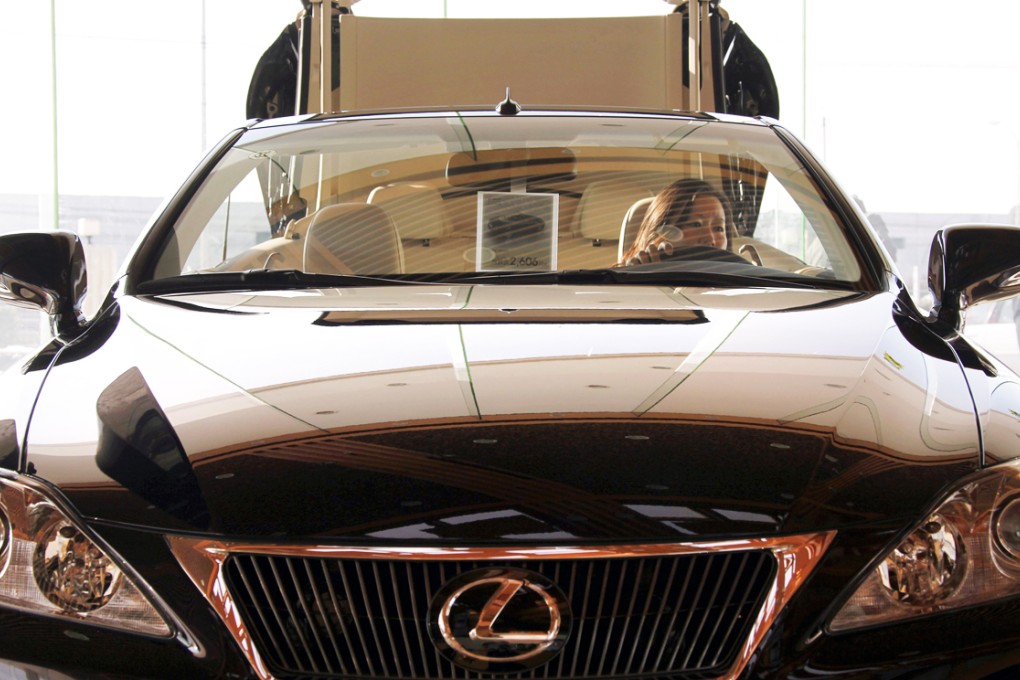 Toyota has pointed to three problems in several models, including its luxury Lexus. Photo: Reuters