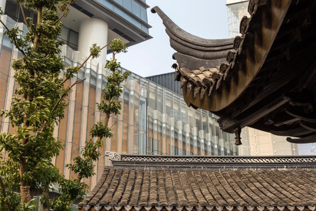 Ming dynasty buildings form part of Centre 66 in Wuxi.