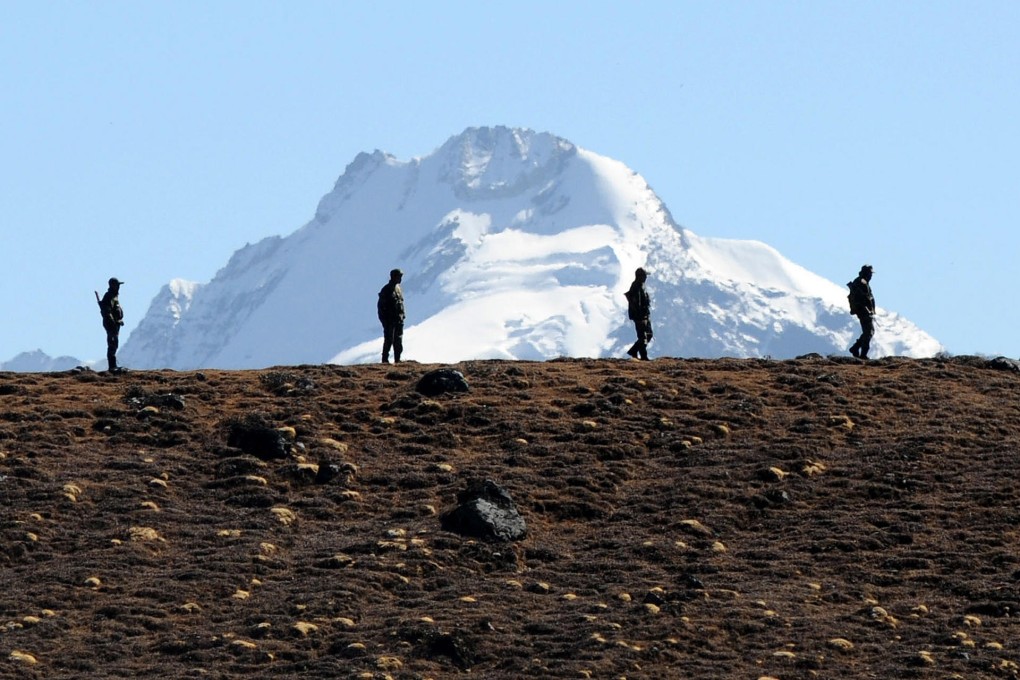 Indian soldiers along the disputed border. Photo: AFP