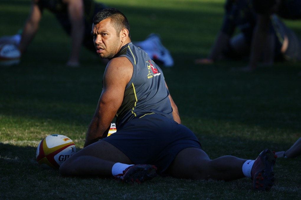 Australia's Kurtley Beale will be missing from the squad on Saturday, but players have rallied around the star amid the "deeply offensive" text messages scandal. Photo: Reuters