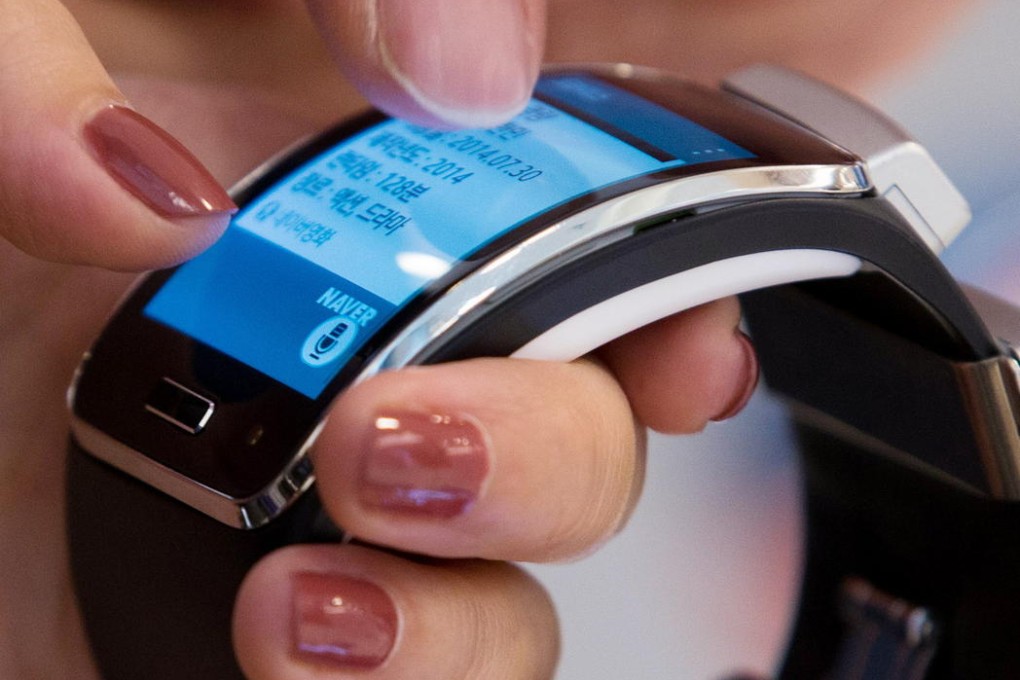 Consumer wearables such as this smartwatch are expected to grab the spotlight at the electronics fair starting today. Photo: Bloomberg