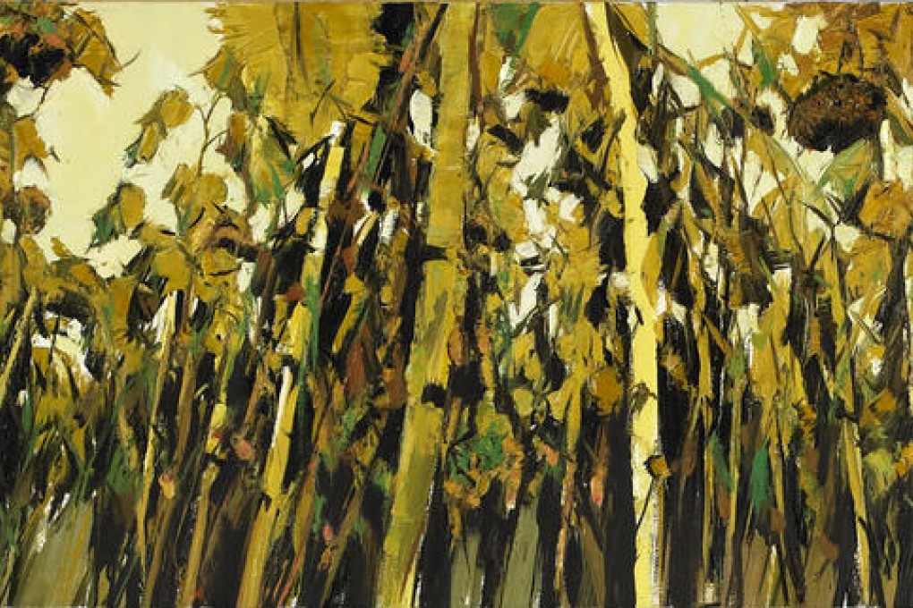 The National Museum of China is hosting "Sunflowers of the East", which illustrates how Xu Jiang found in the flowers the perfect image of his generation who were so shaped by the Cultural Revolution.