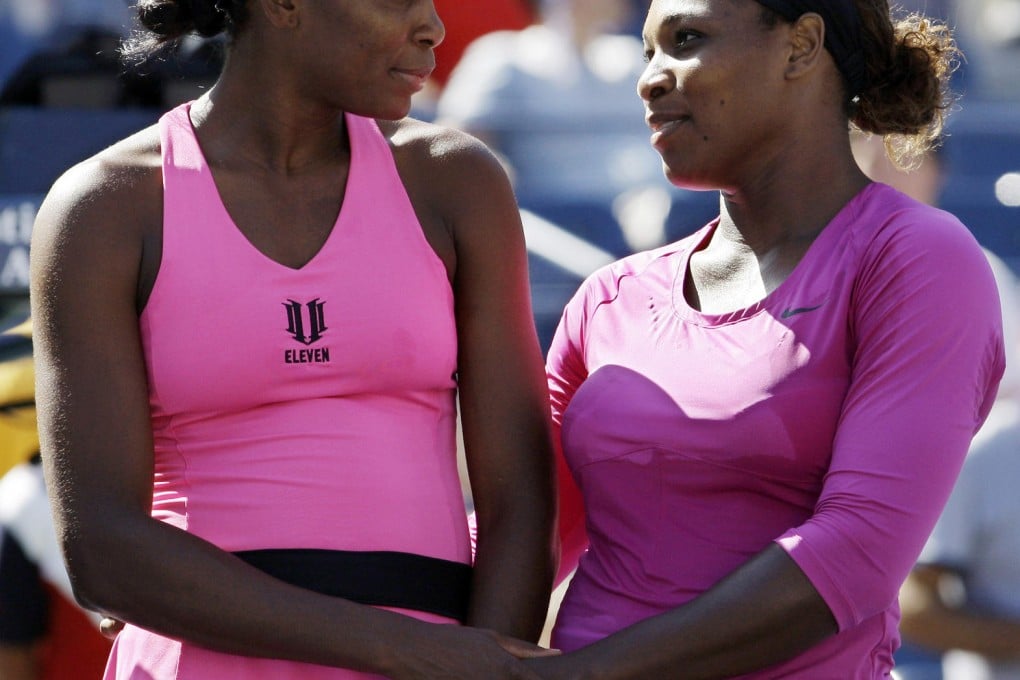 Venus and Serena Williams have together won 25 majors. Photo: AP