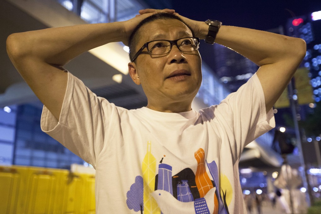 Occupy Hong Kong leader Chan Kin-man. Photo: EPA