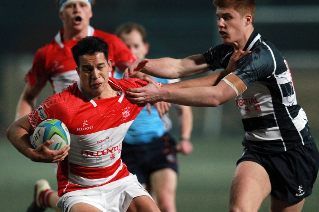 Michael Coverdale (left) will make his Asian Sevens Series debut for Hong Kong this weekend. Photo: Dickson Lee/SCMP