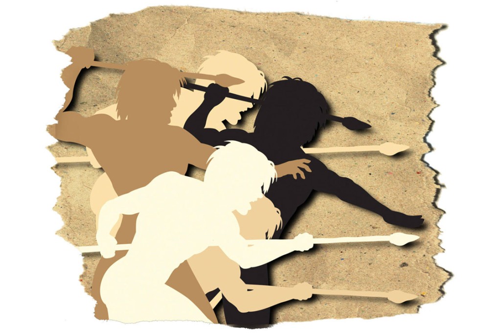 Using violence - how men size up one another