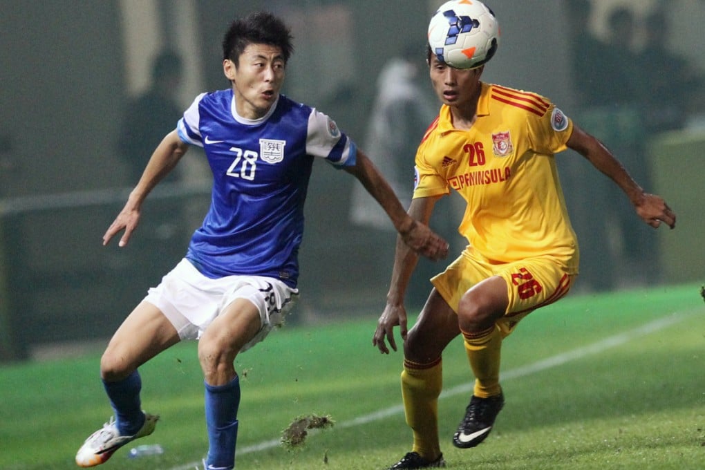 In-form winger Xu Deshuai scored a late winner for Kitchee against I-Sky Yuen Long. Photo: Edward Wong