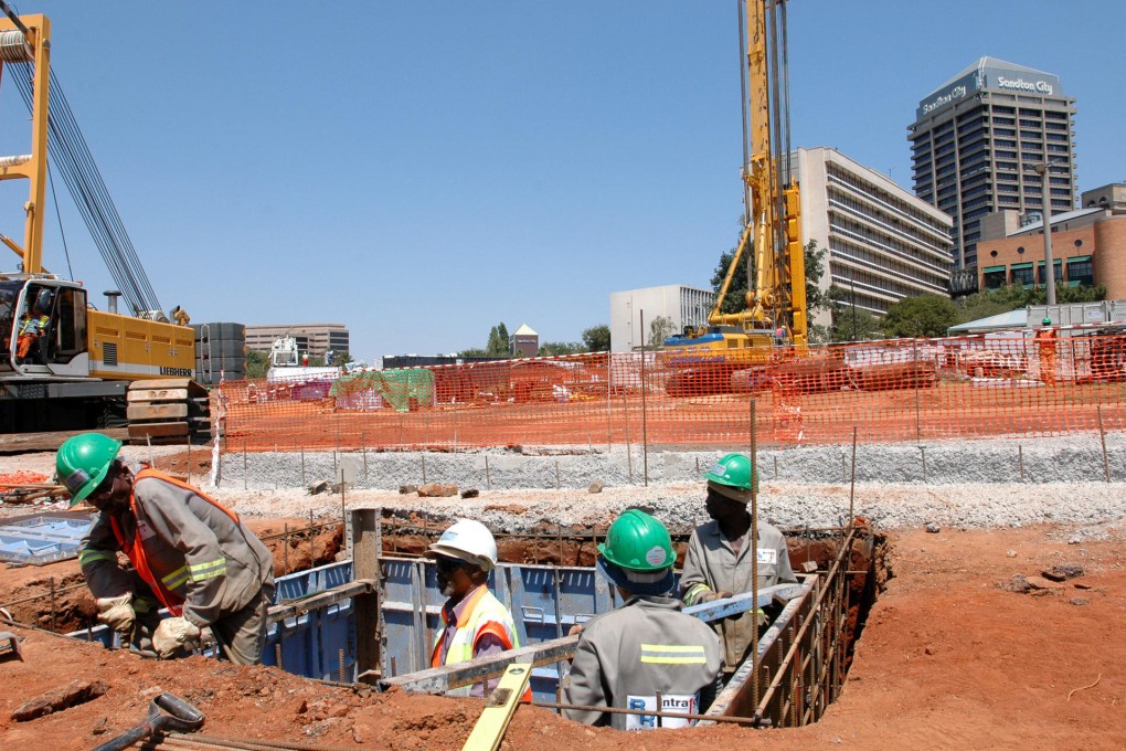 With 25 per cent unemployment, South Africa is seeking labour-absorbing investments in sectors such as roads and energy. Photo: Bloomberg