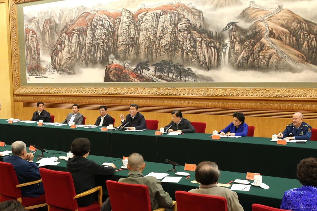 President Xi Jinping presides over a symposium on the arts.