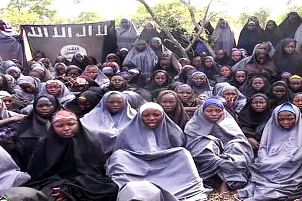 Some of the girls who were abducted by Boko Haram. Photo: AFP