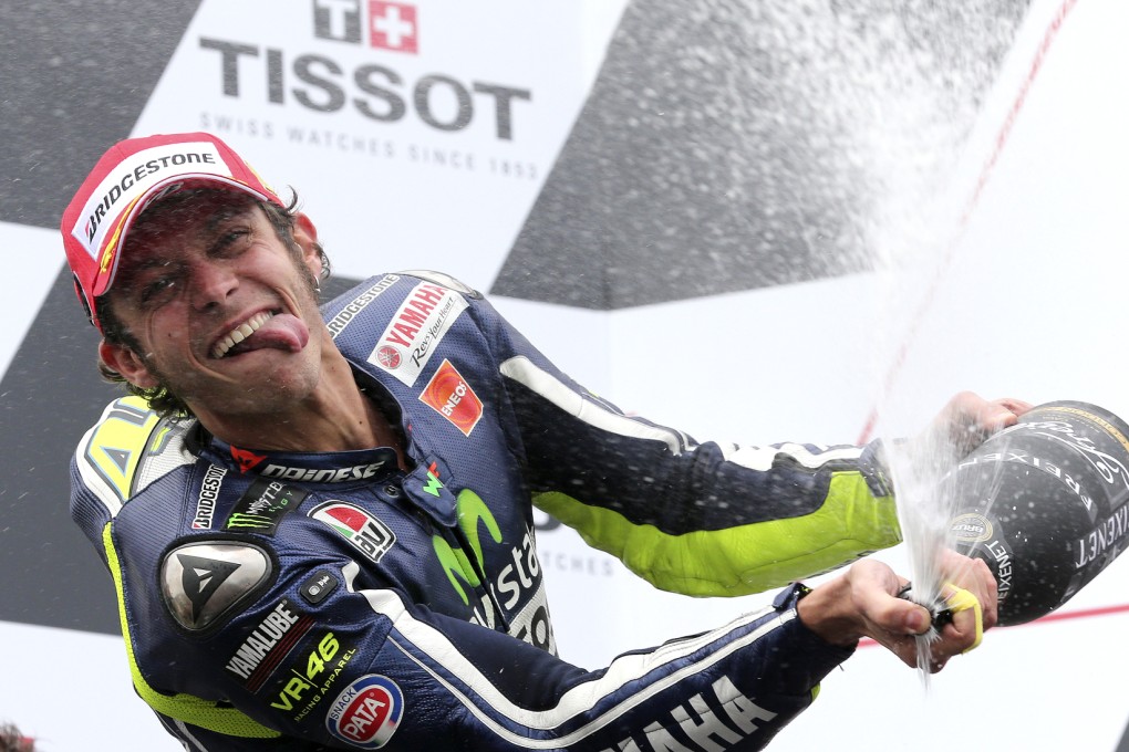 Italian great Valentino Rossi is on a high after winning last weekend's Australian Grand Prix. Photo: AP