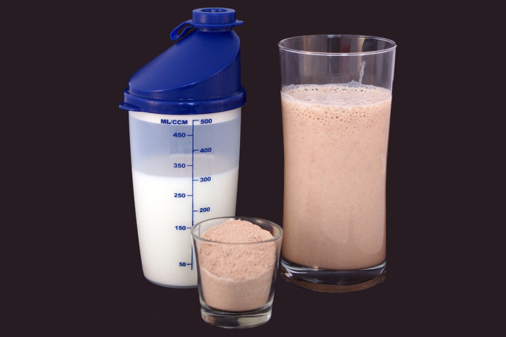 Whey protein milkshake