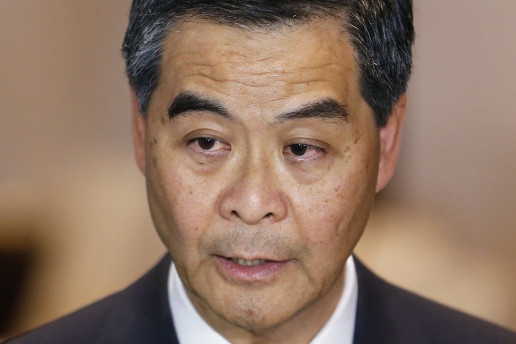 Hong Kong Chief Executive Leung Chun-ying in a file photo. Photo: AP