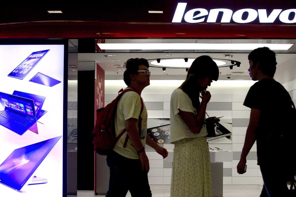 Lenovo saw its market share increase 0.9 percentage point to 17.4 per cent in the quarter. Photo: AP