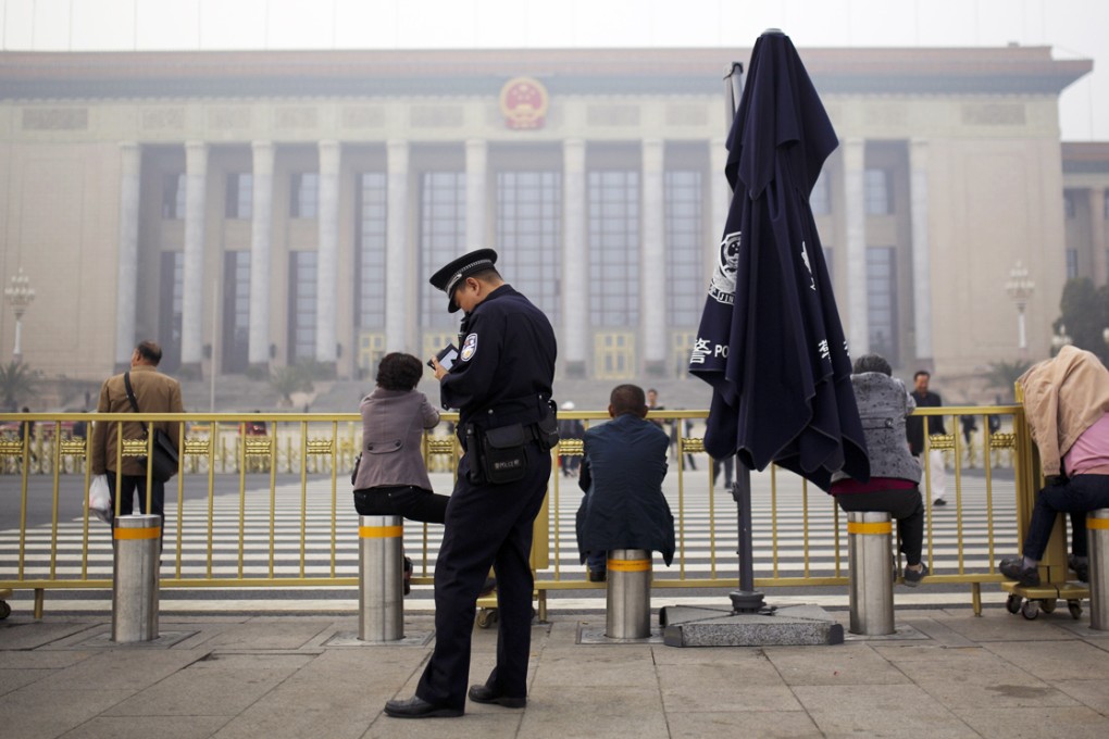 The four-day meeting would debate a draft decision of the party's Central Committee on "major issues concerning comprehensively advancing the rule of law", Xinhua reported. Photo: AP