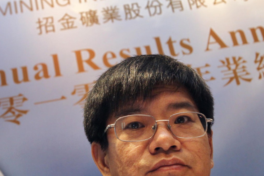 Zhaojin Mining's Lu Dongshang is in talks to buy gold exploration and producing assets in North America and Australia. Photo: David Wong