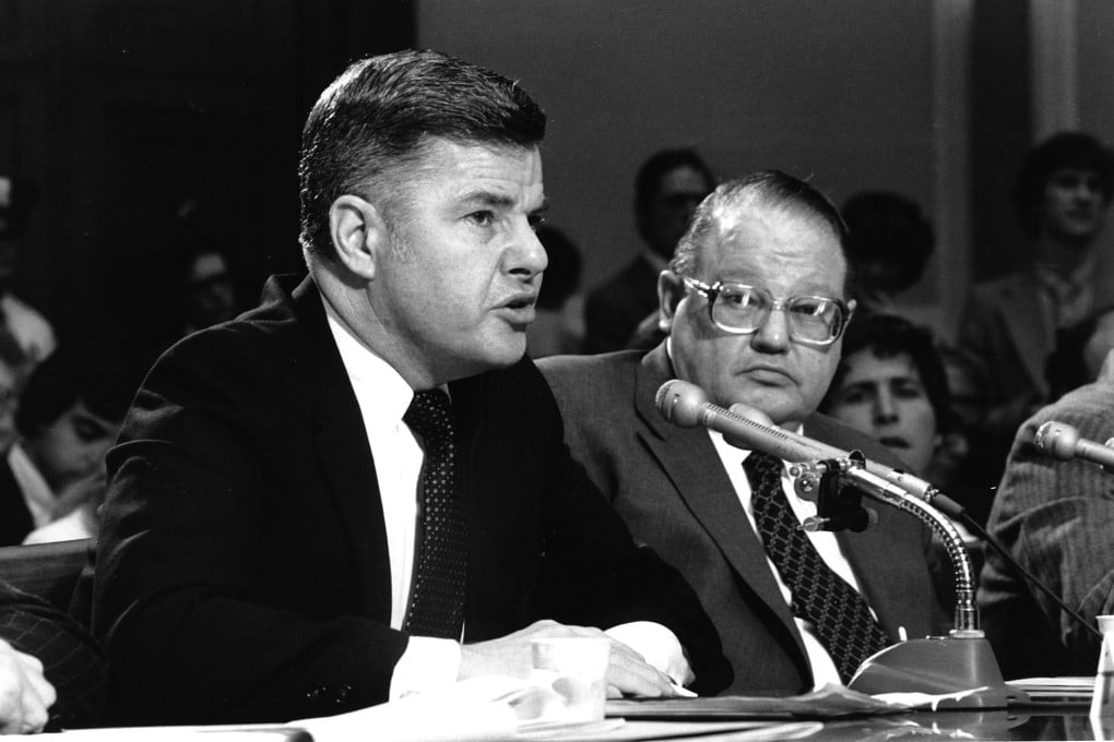 Texas billionaire William Herbert Hunt speaks to the House Government Operations subcomittee in Washington, D.C., on May 2, 1980. Photo: AP