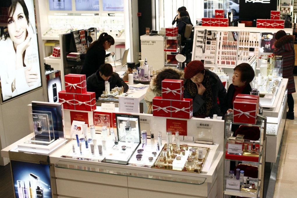 Cosmetics is a key component of Unilever's product range but sales have dropped off, particularly in the mainland. Photo: Bloomberg