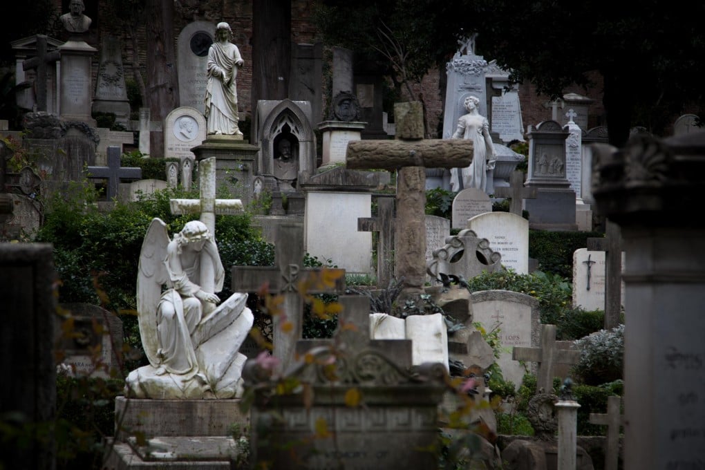 The Cimitero Acattolico.