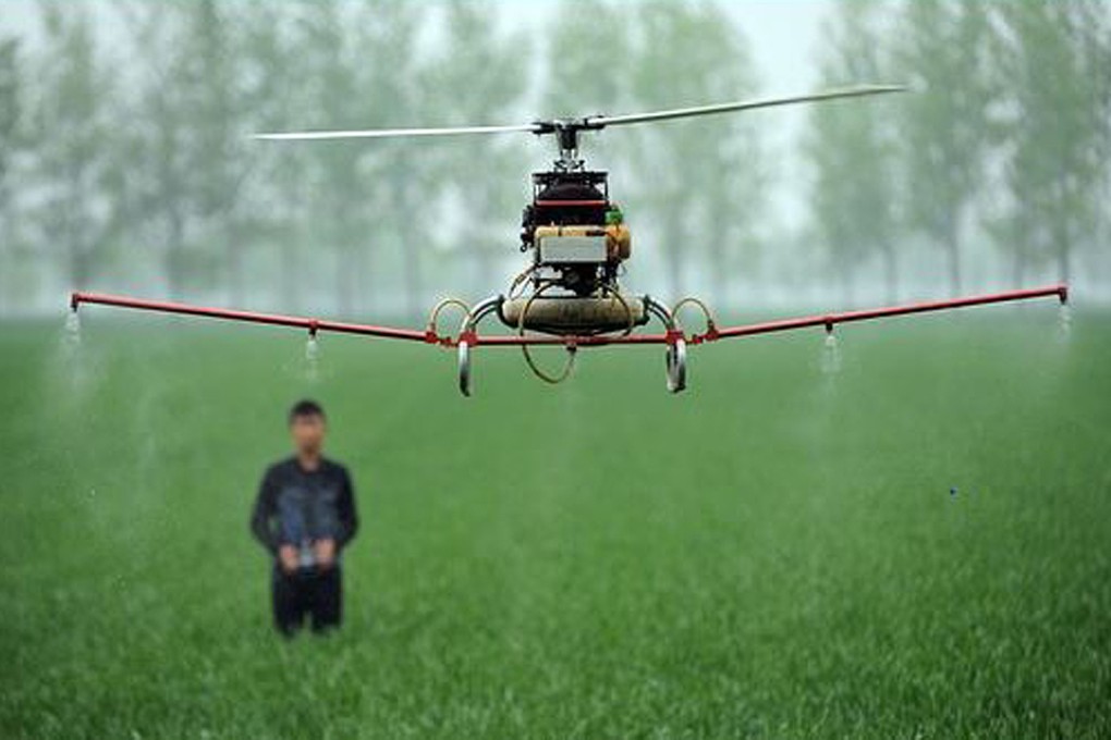 The People's Liberation Army scrambled two jet fighters after a drone was spotted over the Forbidden City in Beijing. Photo: AFP