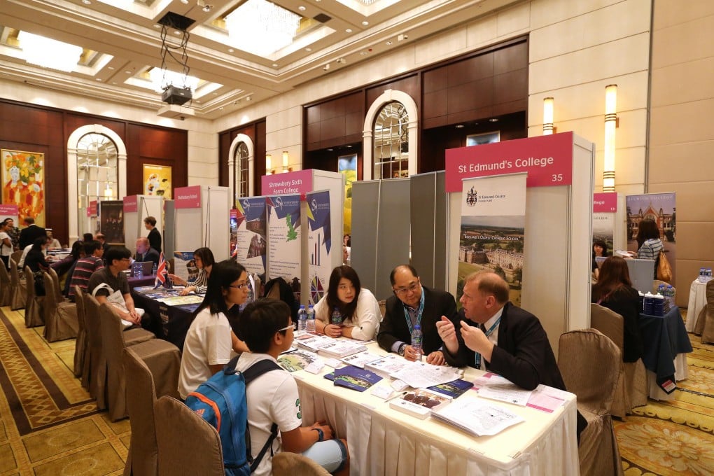 The British Council's Education UK Schools and Colleges Exhibition attracted hundreds of parents and students. Photo: K.Y. Cheng