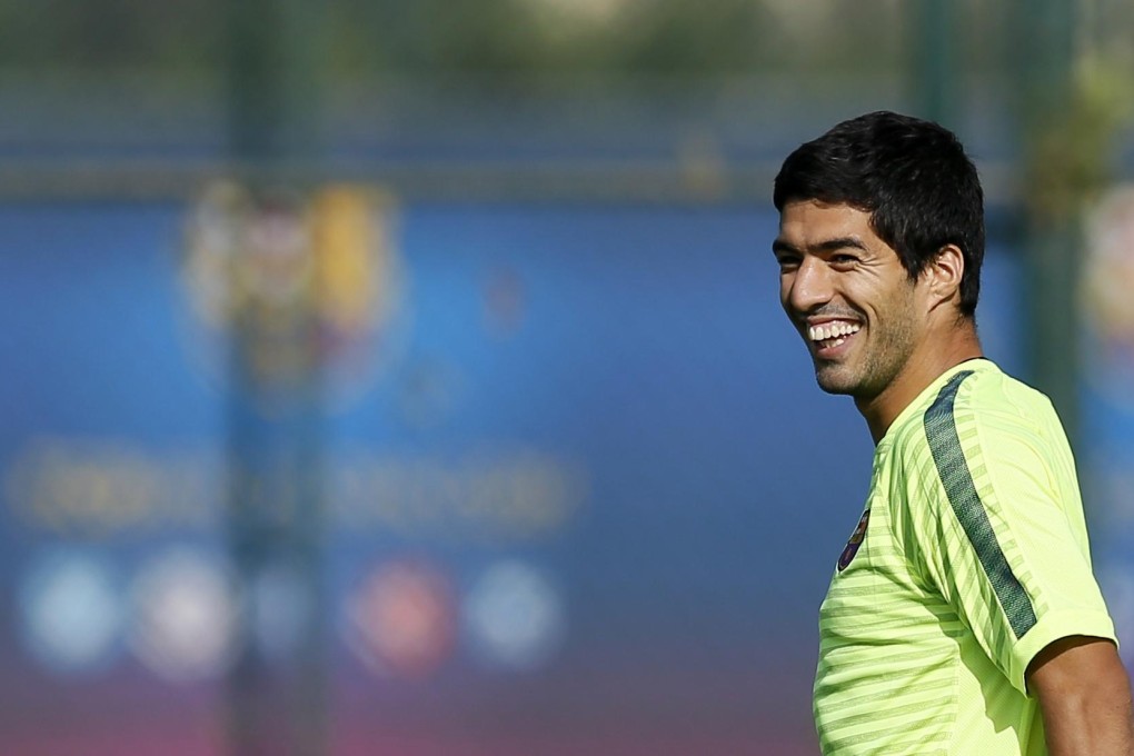 Luis Suarez is itching to make his Barca La Liga debut. Photo: Reuters