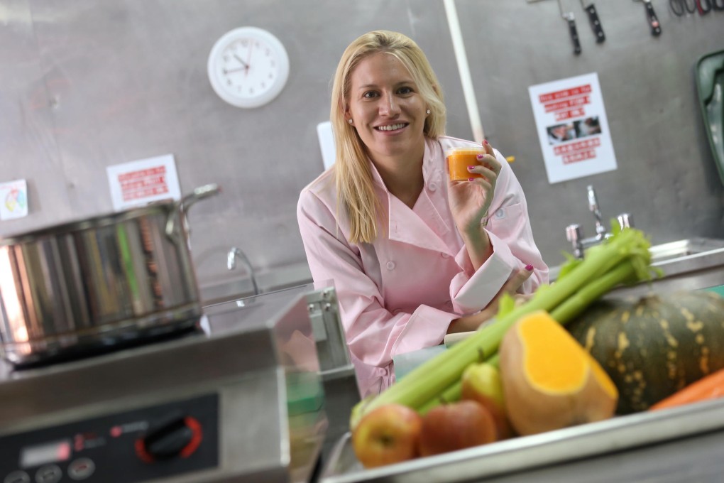 Homemade Foods co-founder Amy Ward runs a spotless kitchen in Kwun Tong. She grew up in her parents' bakery in Texas. Photo: K.Y. Cheng