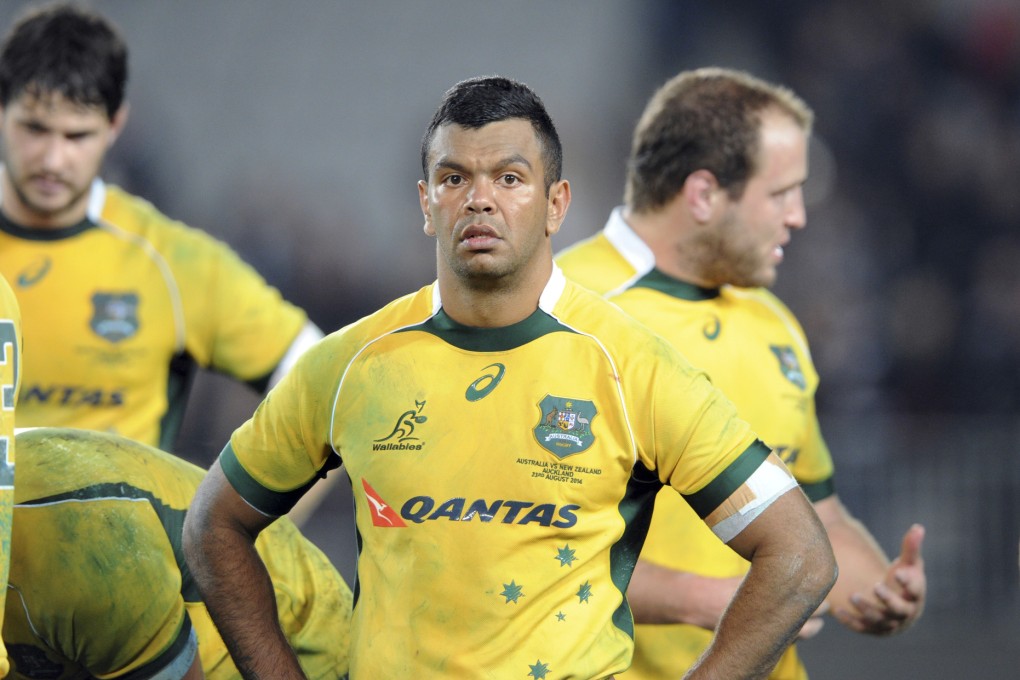 Kurtley Beale is now free to continue his Wallabies career with immediate effect after he was cleared of sending a second offensive text message to an ARU staff member. Photo: AP