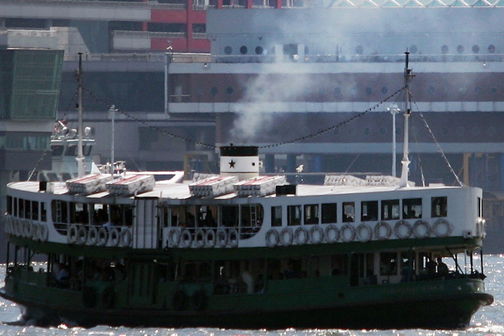 The famous Star Ferry may soon get considerably cleaner if a government-funded trial works out. Photo: Felix Wong