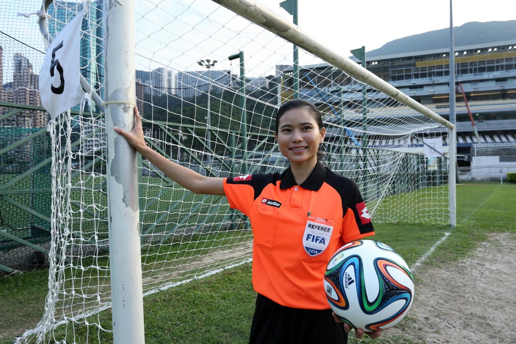 Gigi Law Bik-chi has never been one to shirk her duties even though she has been the target of abuse at matches. Photo: Jonathan Wong