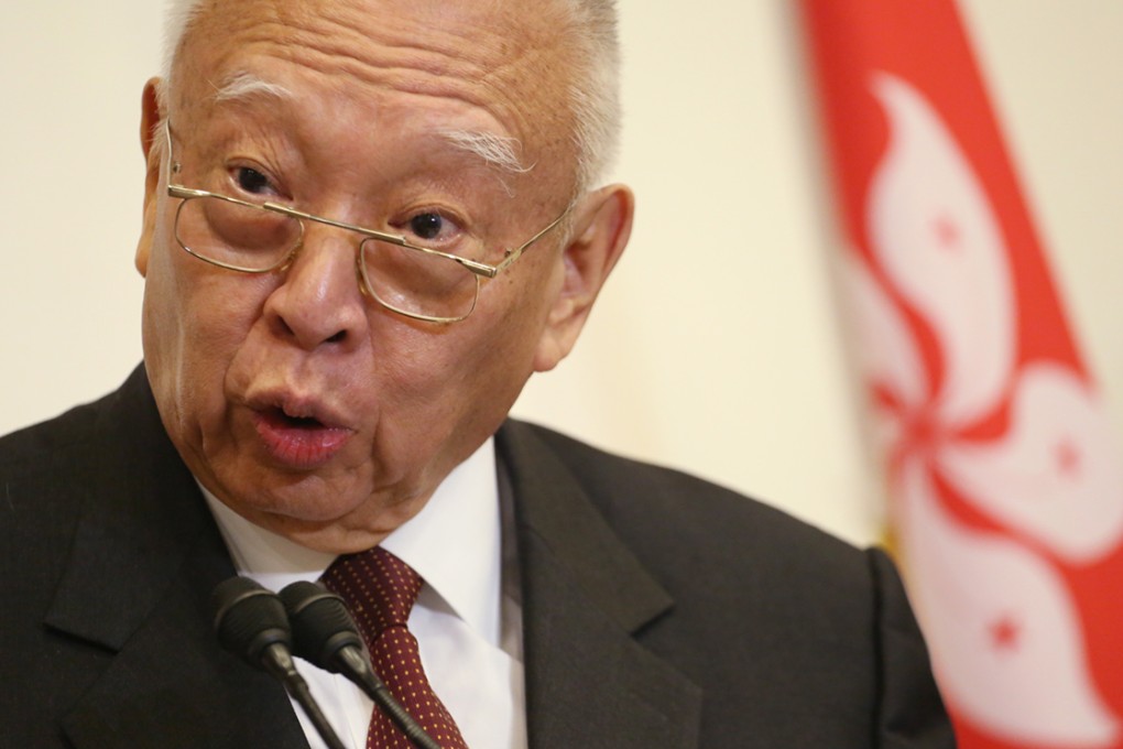 Tung Chee-hwa, who is familiar with Beijing's thinking, said it would not use military force to break up the protests now occupying three locations in the heart of the city. Photo: Felix Wong