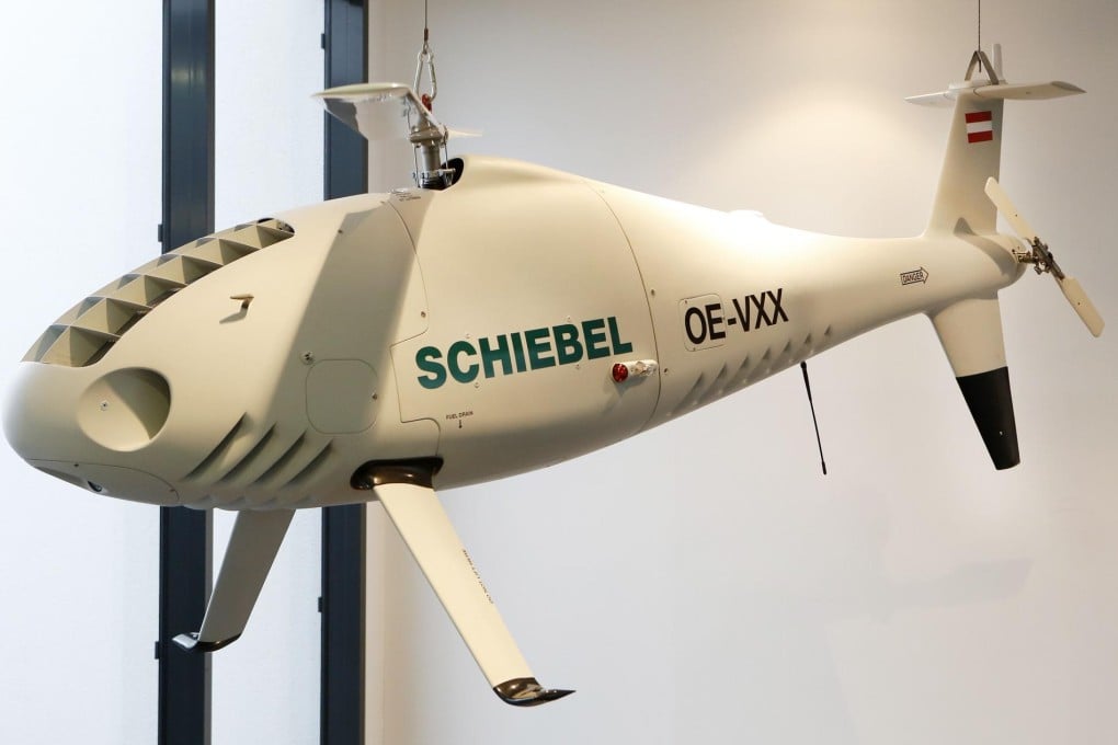 The Austrian-made, unmanned Schiebel Camcopter. Photo: AFP