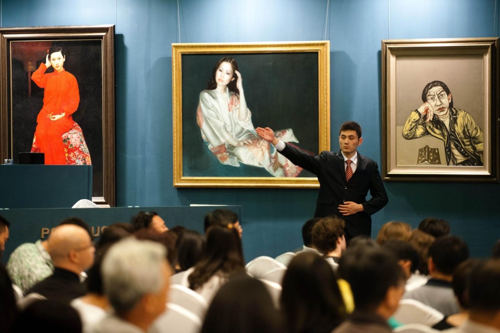Outlook for the mainland China art market is bullish as the number of discerning collectors is growing, according to Christie's. Photo: AFP
