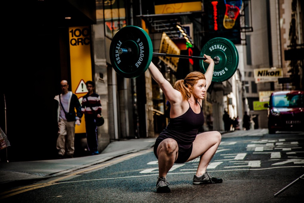 Kristen Johnson takes to the street for a workout.