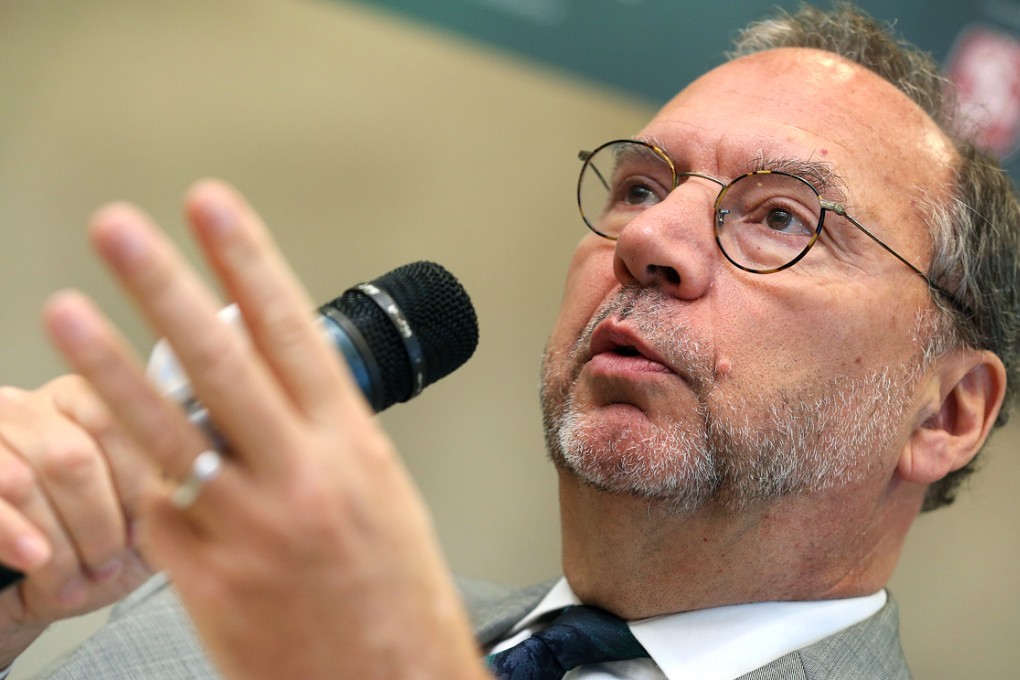 Professor Peter Piot said he assumes that Ebola will reach China eventually. Photo: Nora Tam