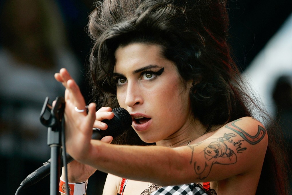 British singer Amy Winehouse performs at Lollapalooza at Grant Park in Chicago in 2007. She was found dead at the age of 27. Photo: AP