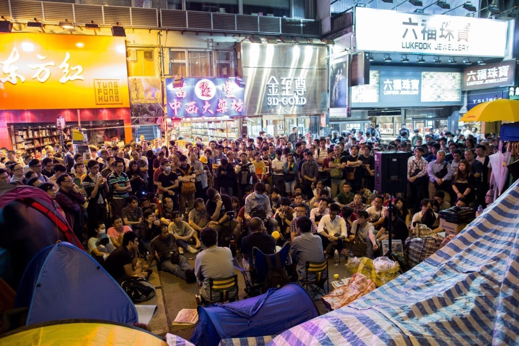 The Bar Association says Occupy protesters' defiance of injunctions to clear the streets is eroding the rule of law and sets a bad precedent. Photo: EPA