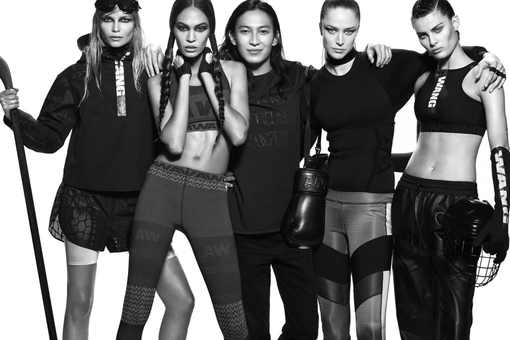 From left: Natasha Poly, Joan Smalls, Alexander Wang, Raquel Zimmermann and Isabeli Fontana.