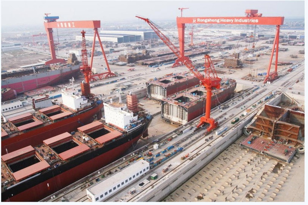 Despite a mild recovery in the shipbuilding market over the past 18 months, Rongsheng has received few new orders. Photo: SCMP