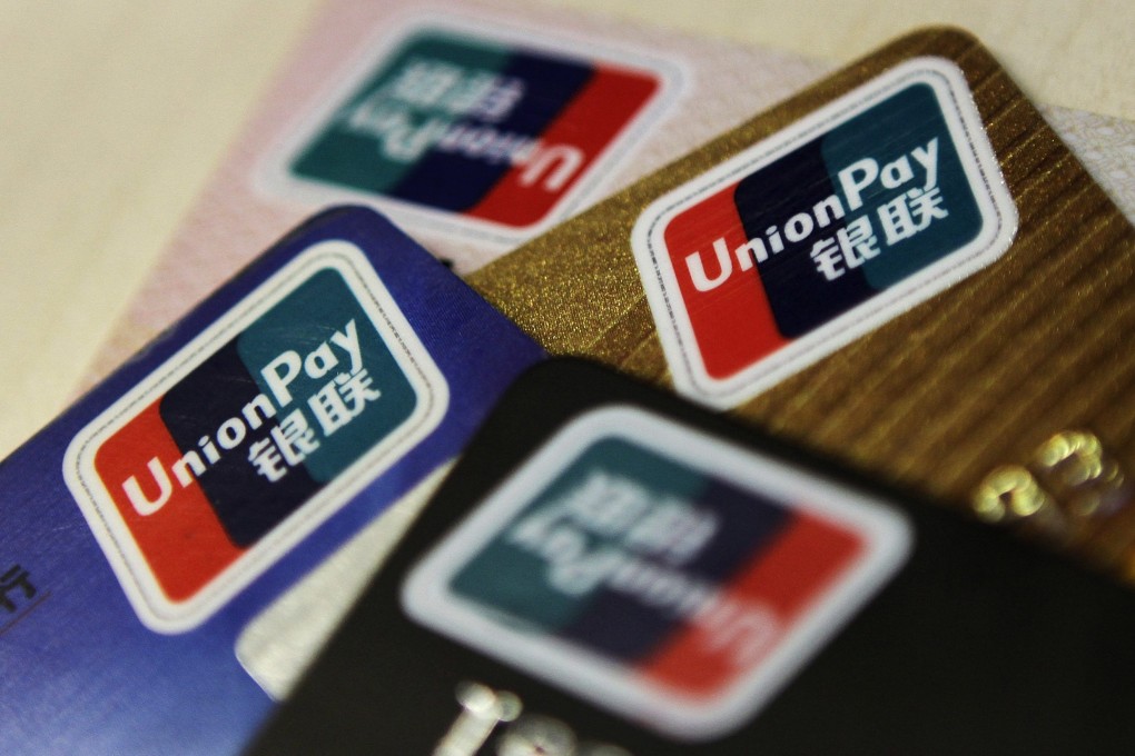 UnionPay is at risk of losing ground to foreign firms. Photo: Reuters