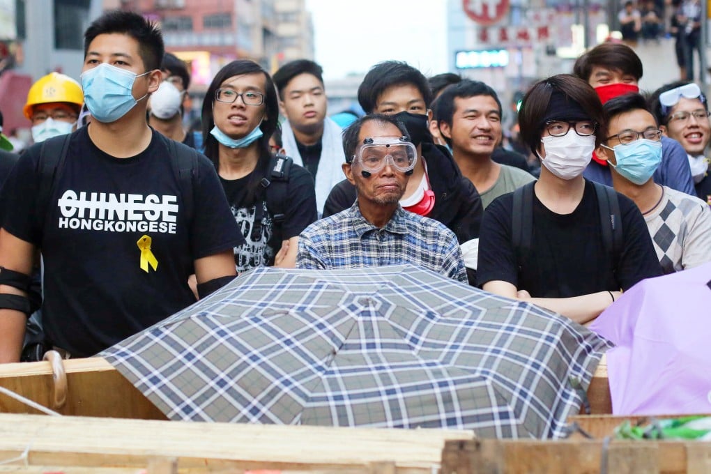 Occupy movement protesters in Mong Kok. Photo: Sam Tsang