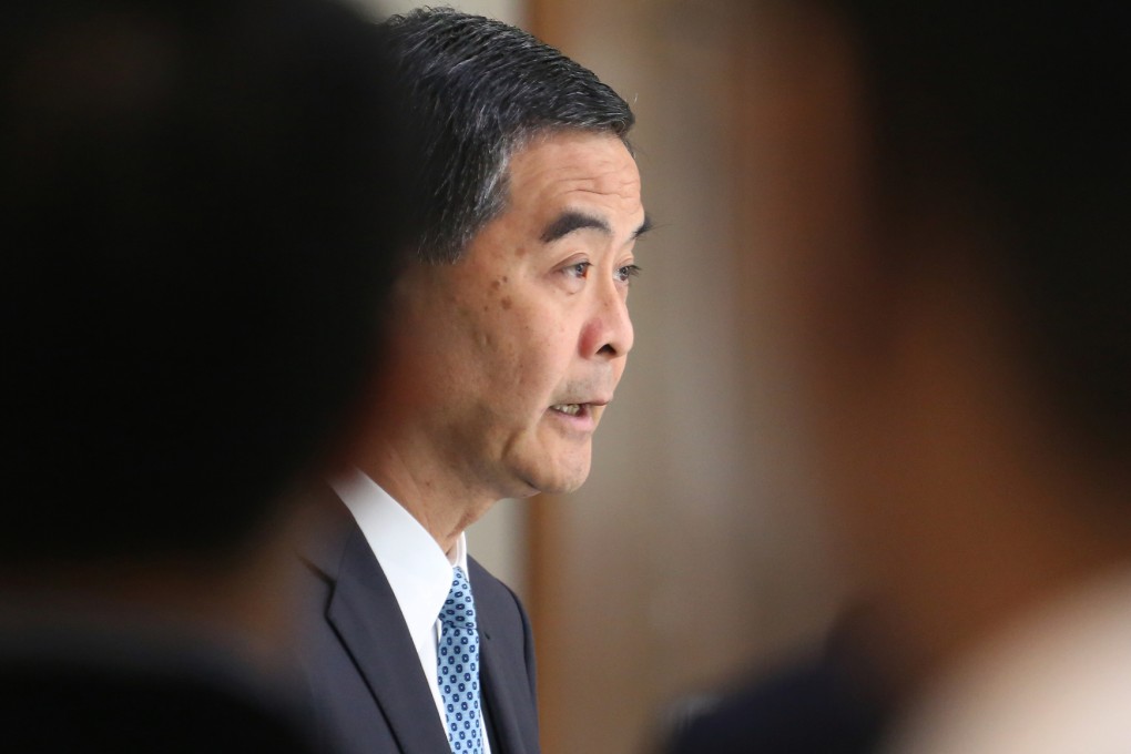 In the run-up to the 2012 chief executive election, "dark horse" Leung consistently performed better than Tang, the "Beijing-ordained" candidate, in opinion polls. Photo: Felix Wong