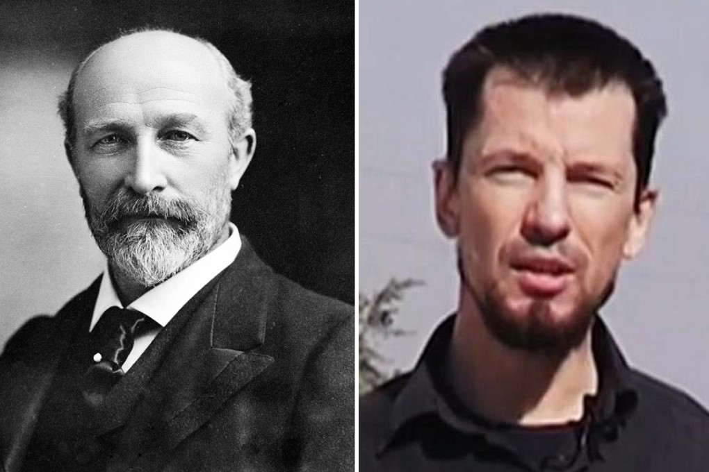 James Cantlie (left) is the great-grandfather of John Cantlie (right), who is being held by Islamic State. Photos: Wellcome Library, AP
