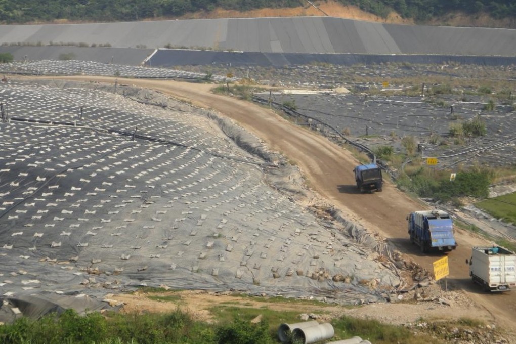 Xiaping Solid Waste Landfill, located in Lo Wu district, has long enraged local residents because of its foul smell.